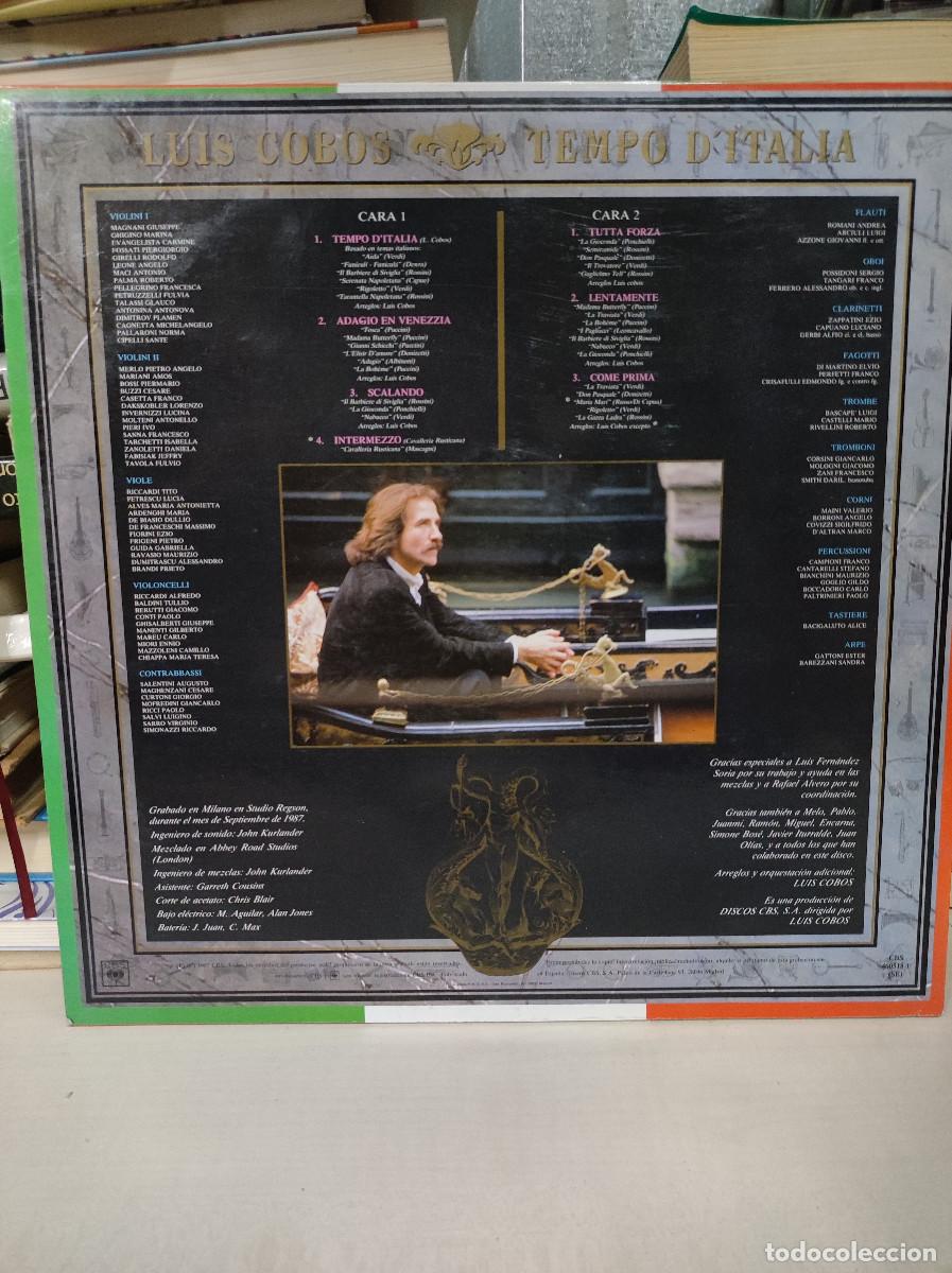 Discos de vinilo: Luis Cobos &ndash; Tempo DItalia - Foto 2