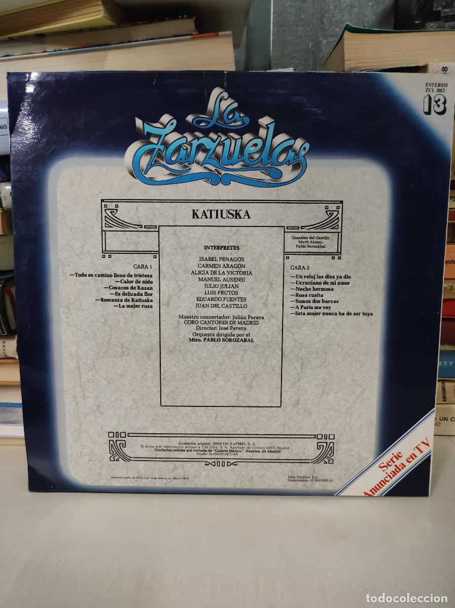 Discos de vinilo: KATIUSKA LA ZARZUELA - Foto 2