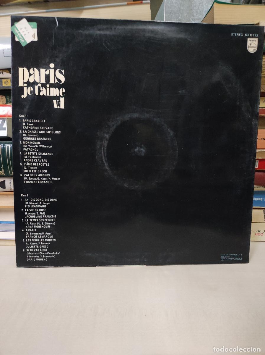 Discos de vinilo: Paris, Je TAime - Vol. I - Foto 2