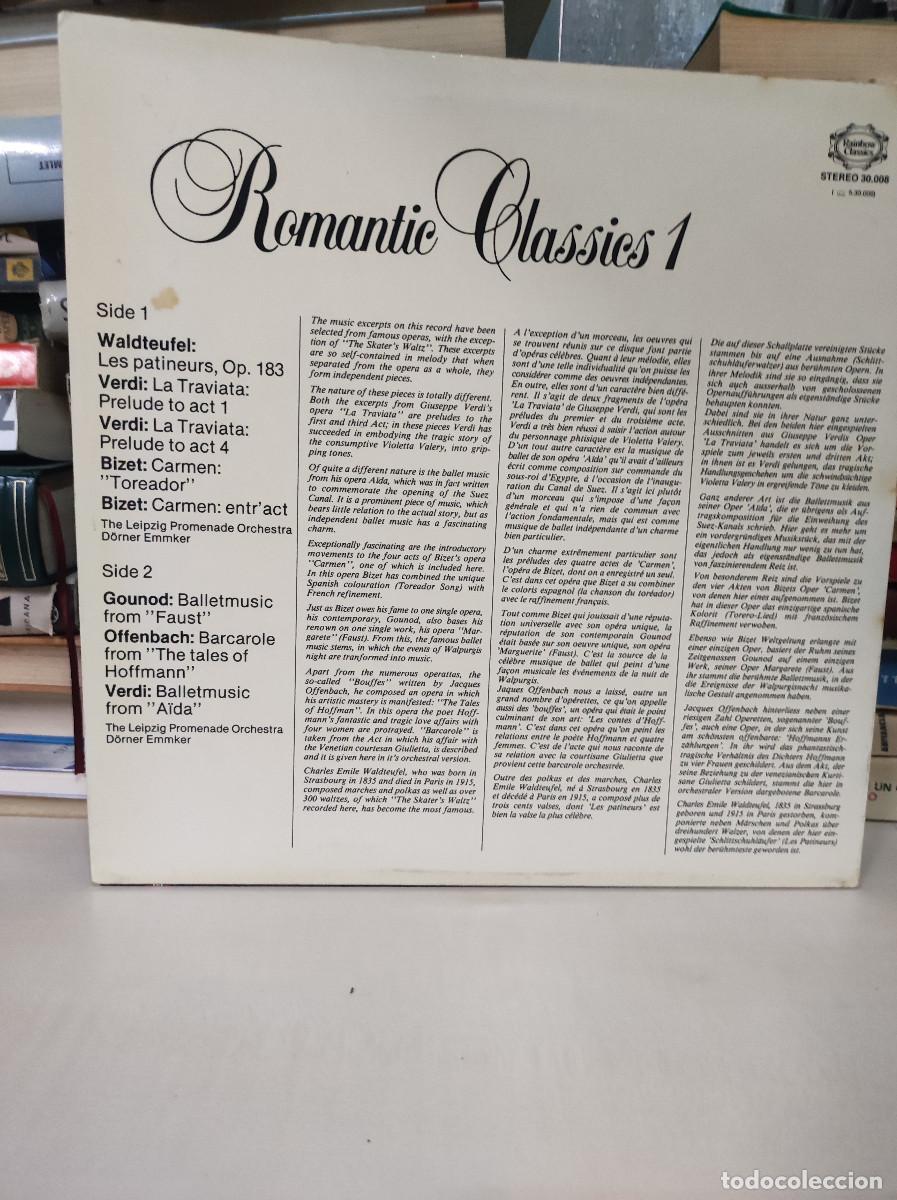 Discos de vinilo: The Leipzig Promenade Orchestra &ndash; Romantic Classics - 1 - Foto 2