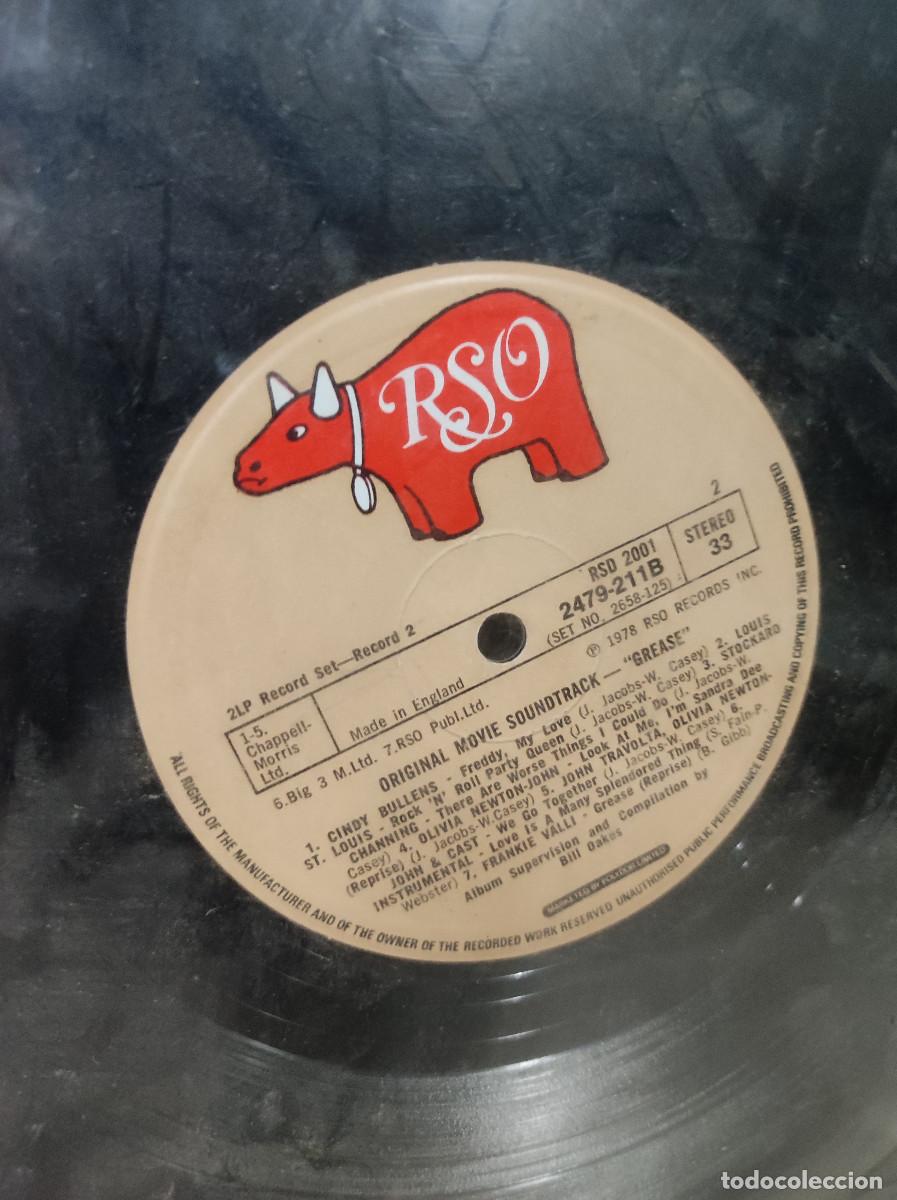 Discos de vinilo: ORIGINAL MOVIE SOUNDTRACK GREASE - Foto 2