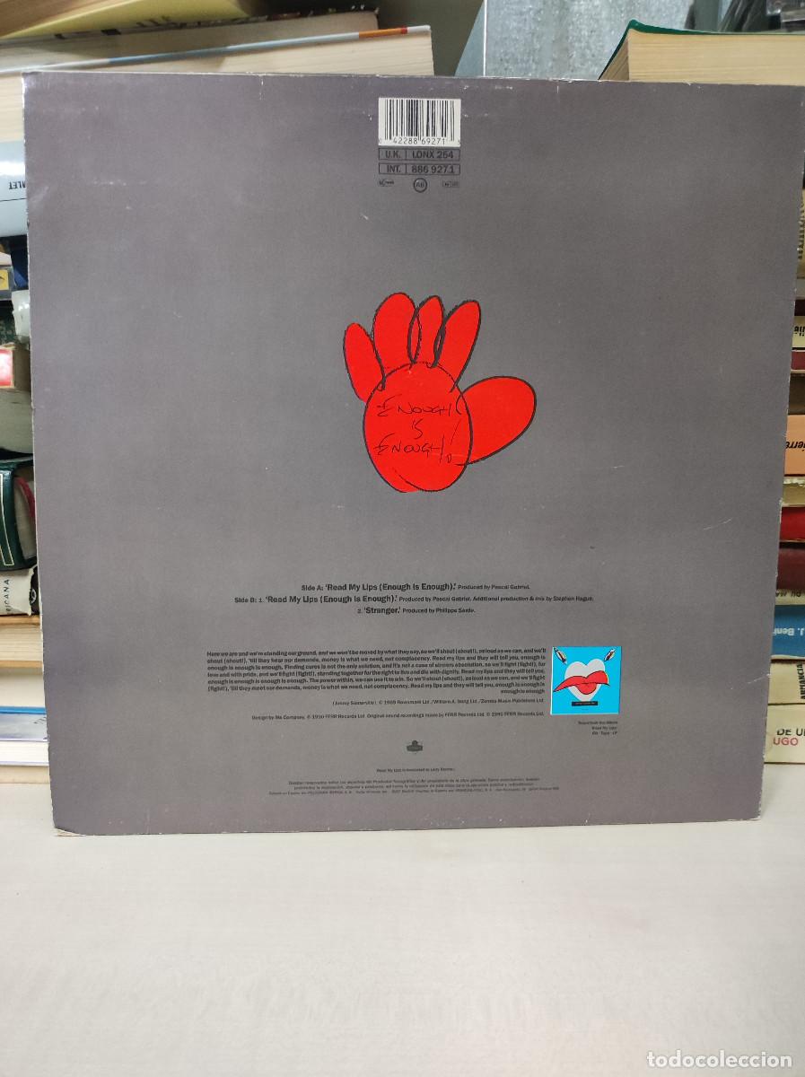 Discos de vinilo: Jimmy Somerville &ndash; Read My Lips - Foto 2