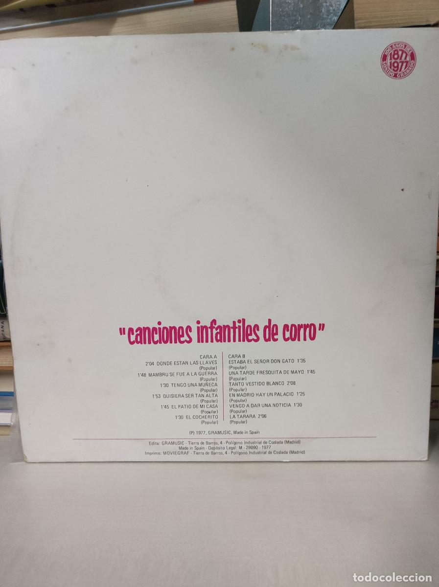 Discos de vinilo: Canciones Infantiles De Corro - Foto 2
