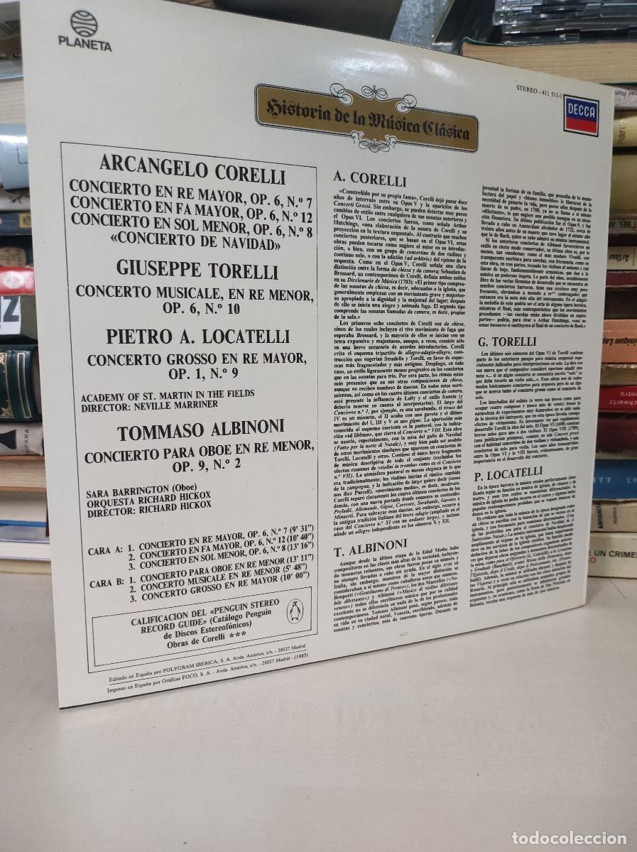 Discos de vinilo: ARCANGELO CORELLI ALBIONI TORELLI - Foto 2