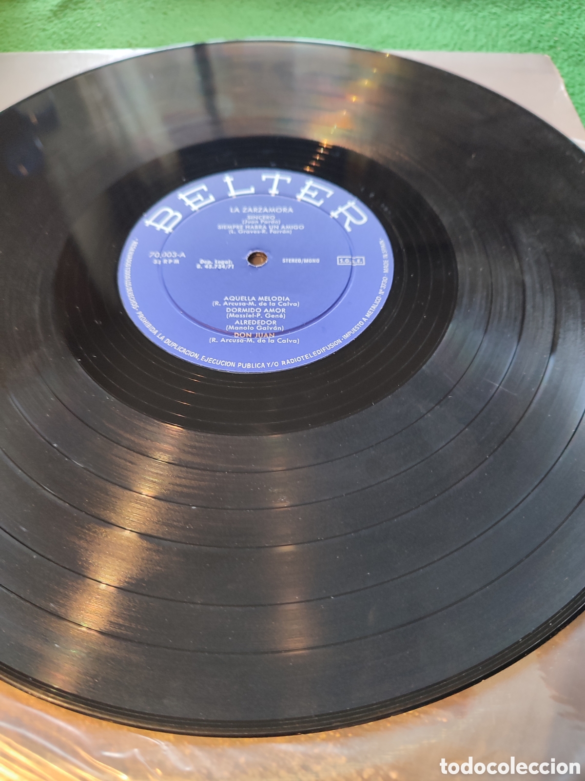 Discos de vinilo: La Zarzamora - Buscando caminos - Foto 3