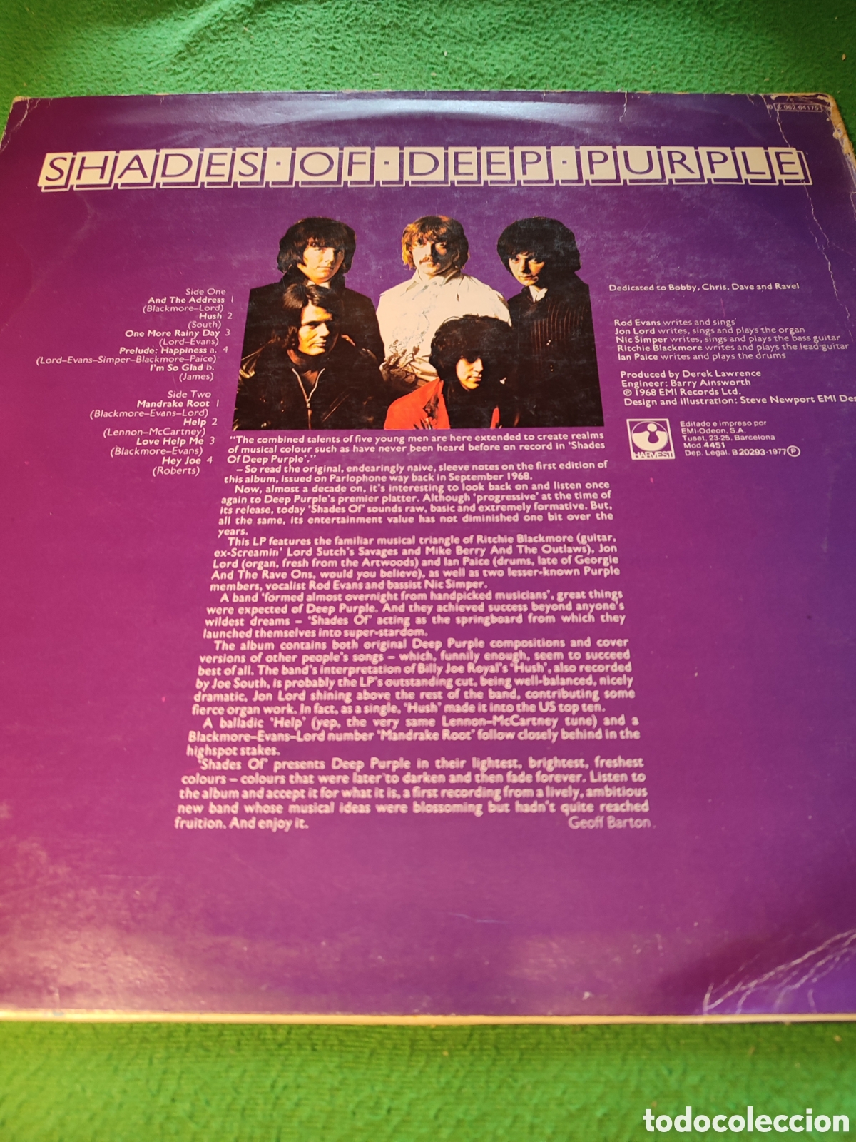 Discos de vinilo: Deep Purple - Shades of .. - Foto 2
