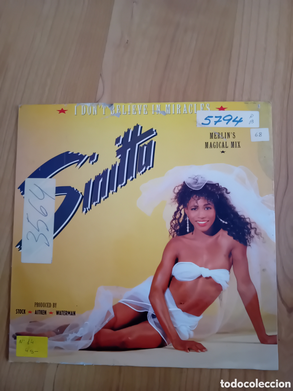 Discos de vinilo: SINITTA. I DONT BELIEVE IN MIRACLES - Foto 1
