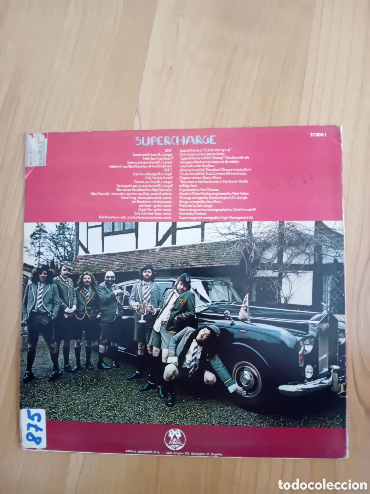 Discos de vinilo: SUPERCHARGE. LOCAL LADS MAKE GOOD - Foto 2