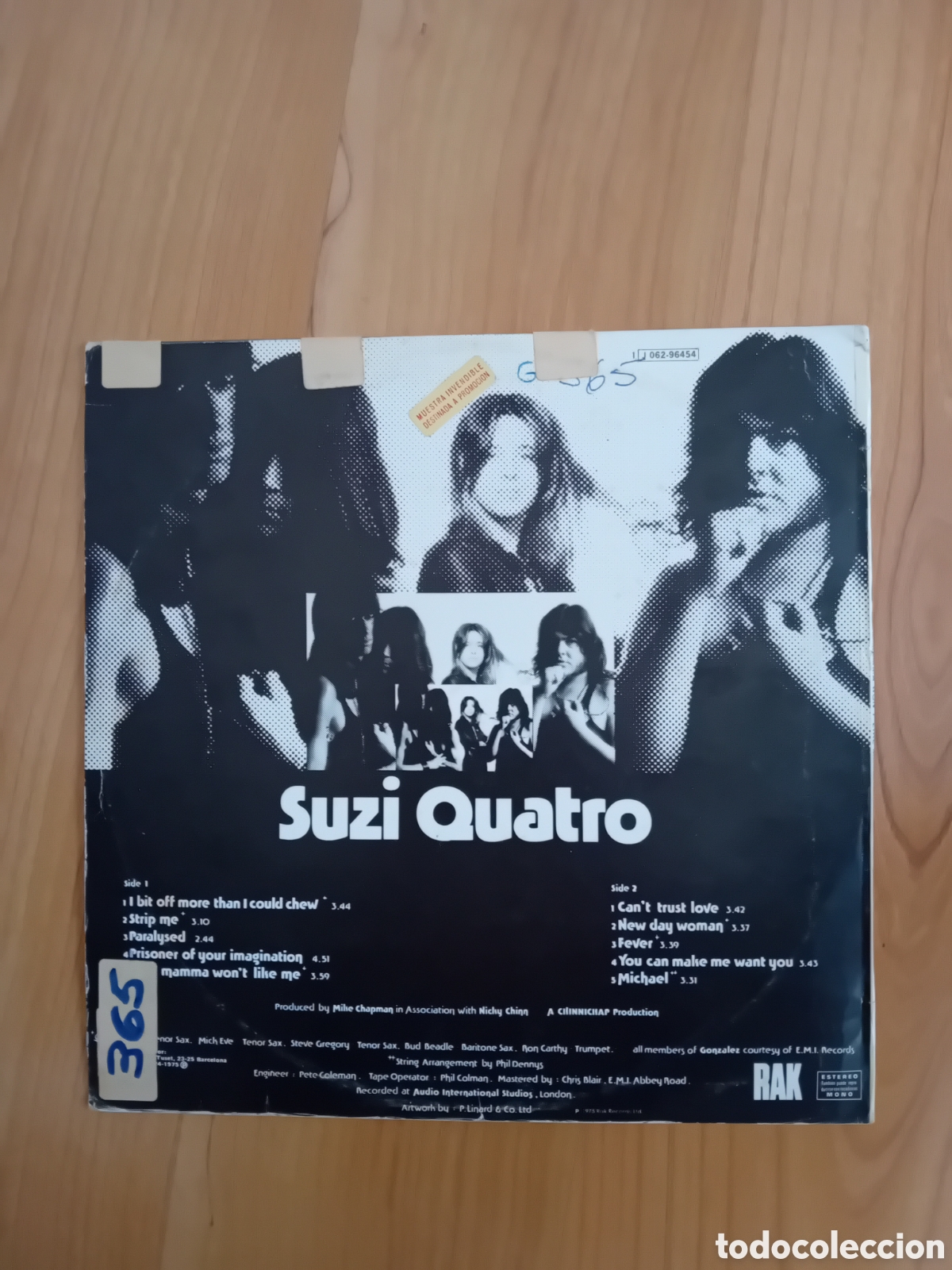 Discos de vinilo: SUZI QUATRO. 1975 - Foto 2