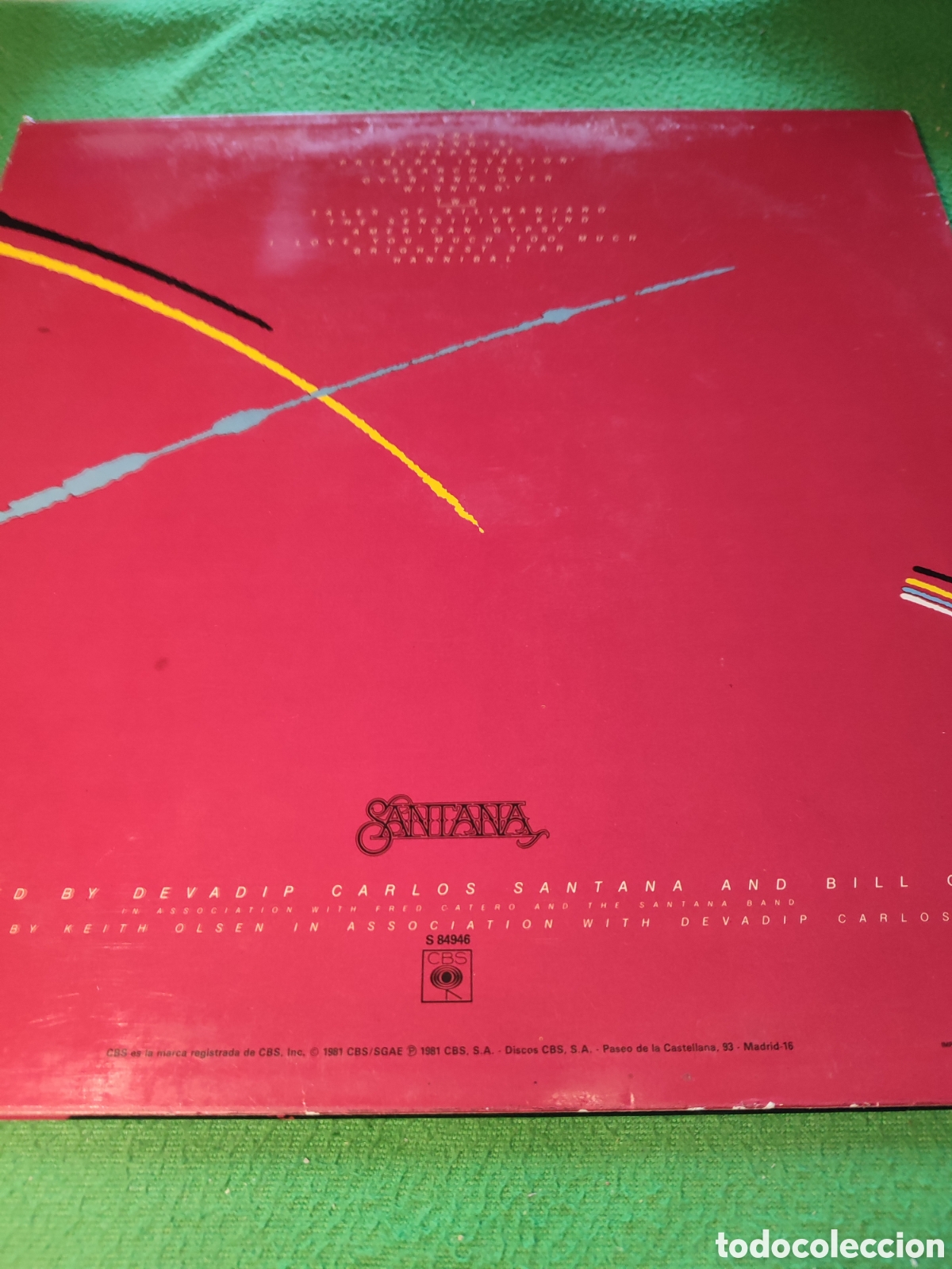 Discos de vinilo: Santana - Zebop Vinilo Lp - Foto 2