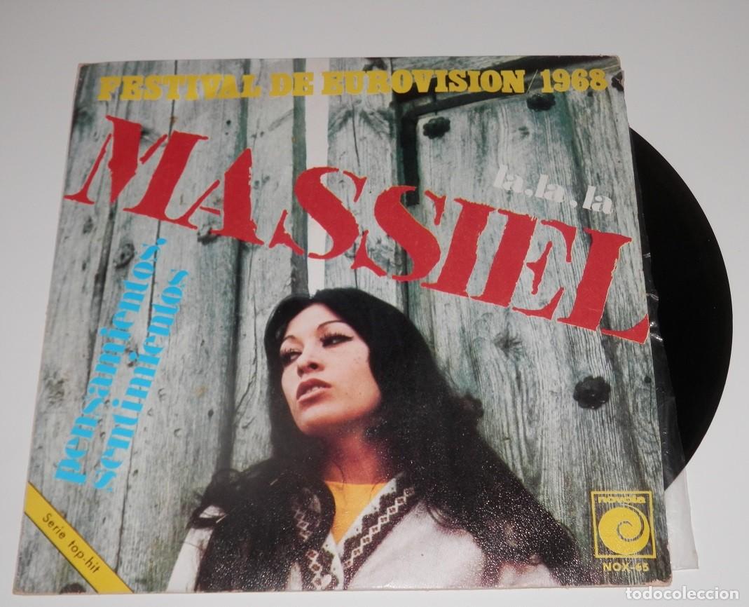 Discos de vinilo: DISCO SINGLE DE VINILLO DE MASSIEL - Foto 1