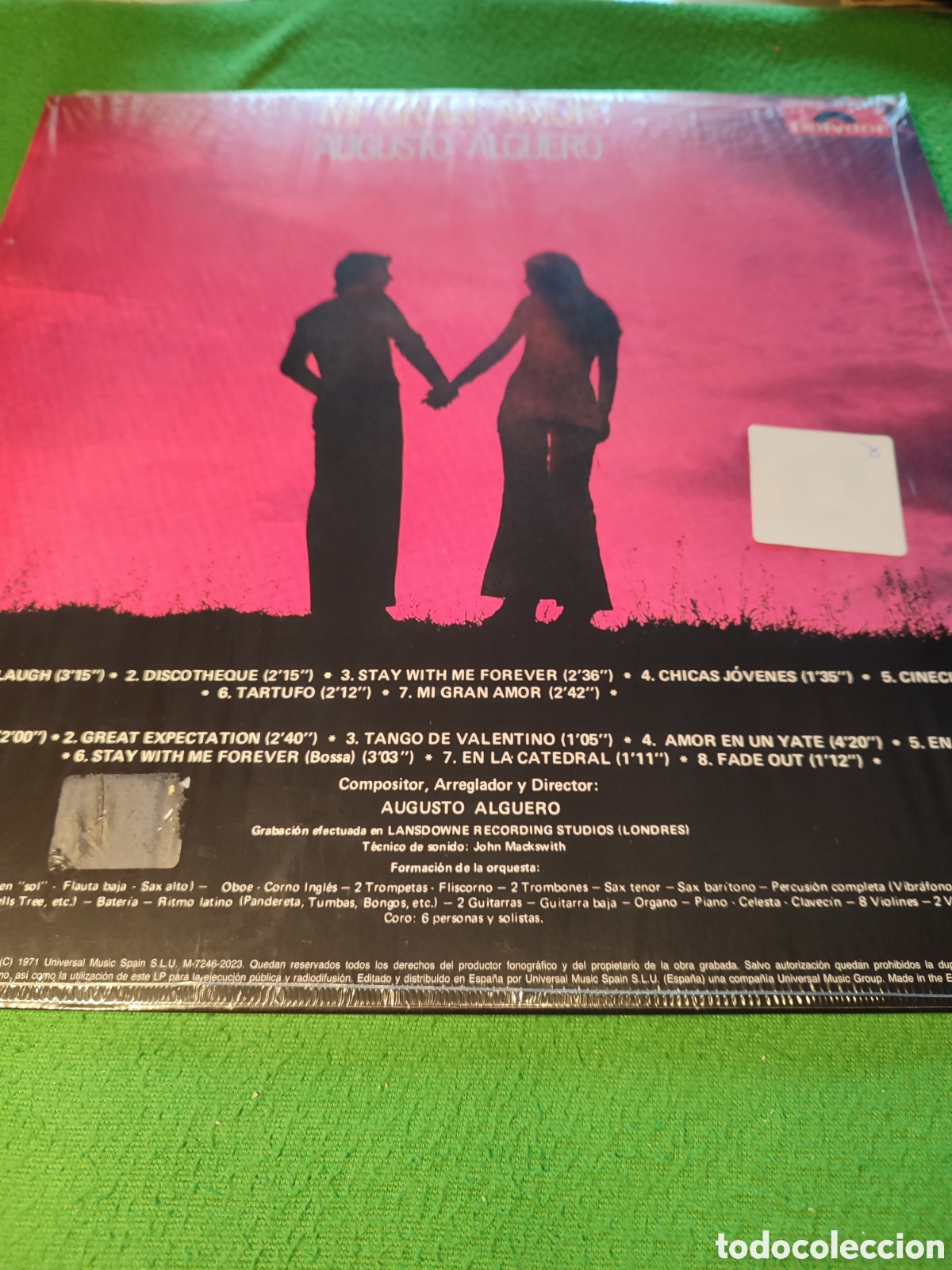 Discos de vinilo: Augusto Alguero - Mi gran amor - Foto 2