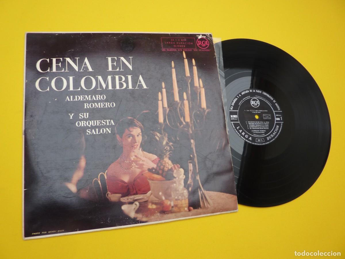 Vinyl records: LP ALDEMARO ROMERO - Cena En Colombia - SPAIN Press - 3L12023 (EX-/EX-)