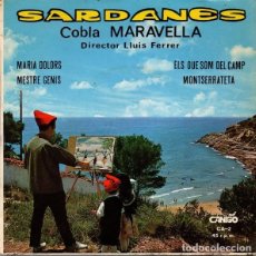 Discos de vinilo: COBLA MARAVELLA - SARDANES - MARIA DOLORS+ 3 - EP CANIGO 1967