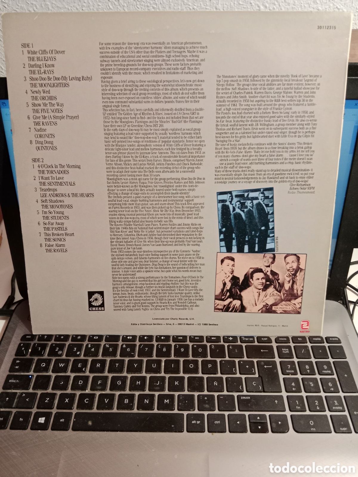Discos de vinilo: Varios - Chess Doo-wop (1988) - Foto 2