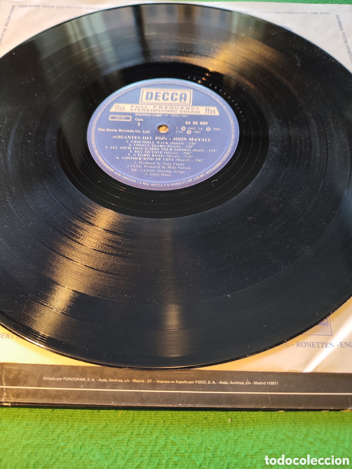 Discos de vinilo: John Mayall - Gigantes del Pop 42 - Foto 3