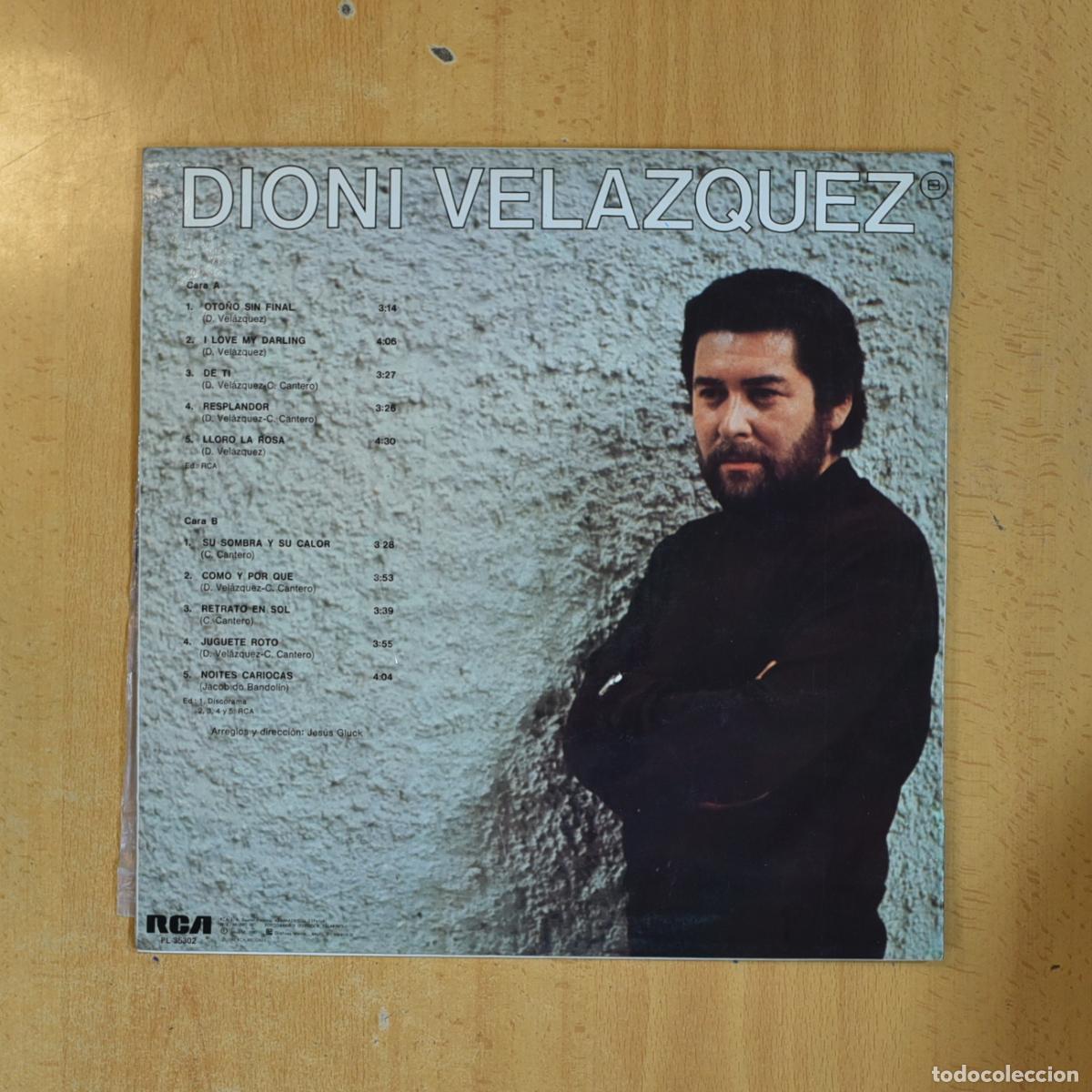 Discos de vinilo: DIONI VELAZQUEZ - PARA LOS DOS - L - Foto 2