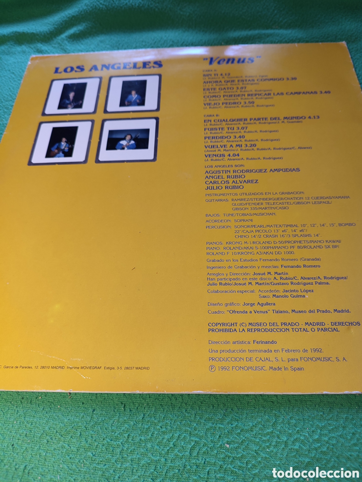 Discos de vinilo: Los &Aacute;ngeles - Venus Vinilo Lp - Foto 2
