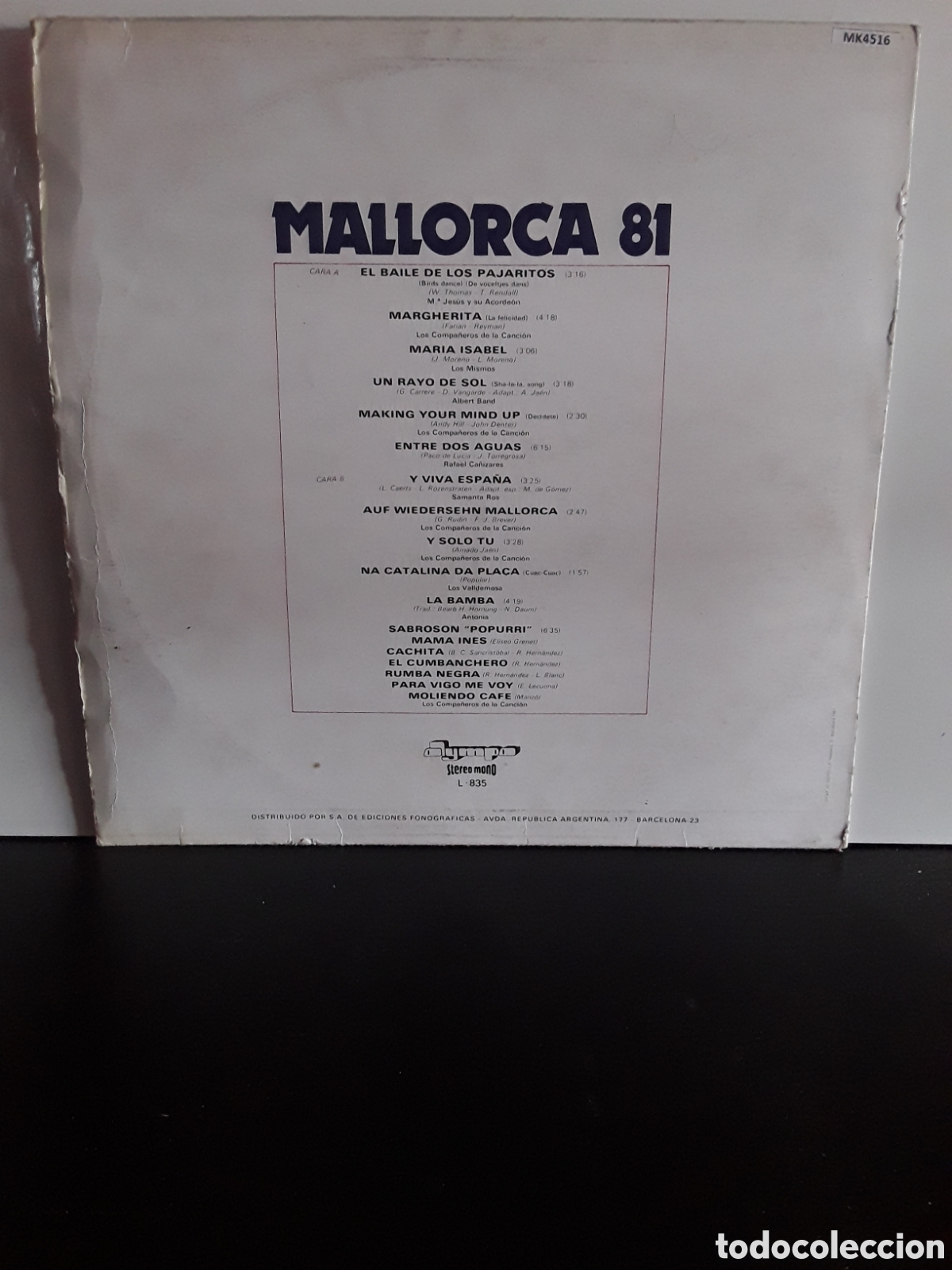Discos de vinilo: El Baile de los pajaritos / Mallorca 81 - Foto 2