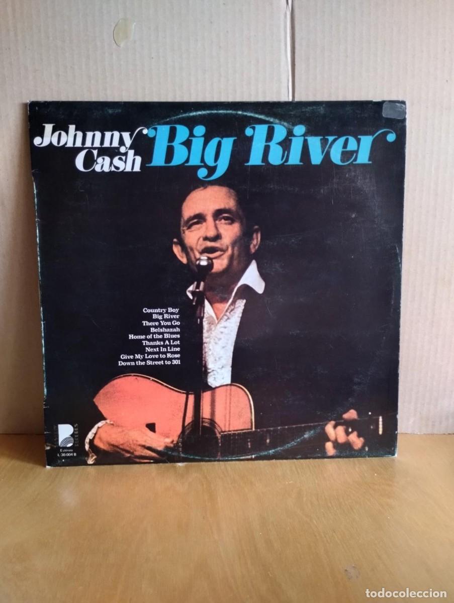 Discos de vinilo: JOHNNY CASH ----- BIG RIVER - Foto 1