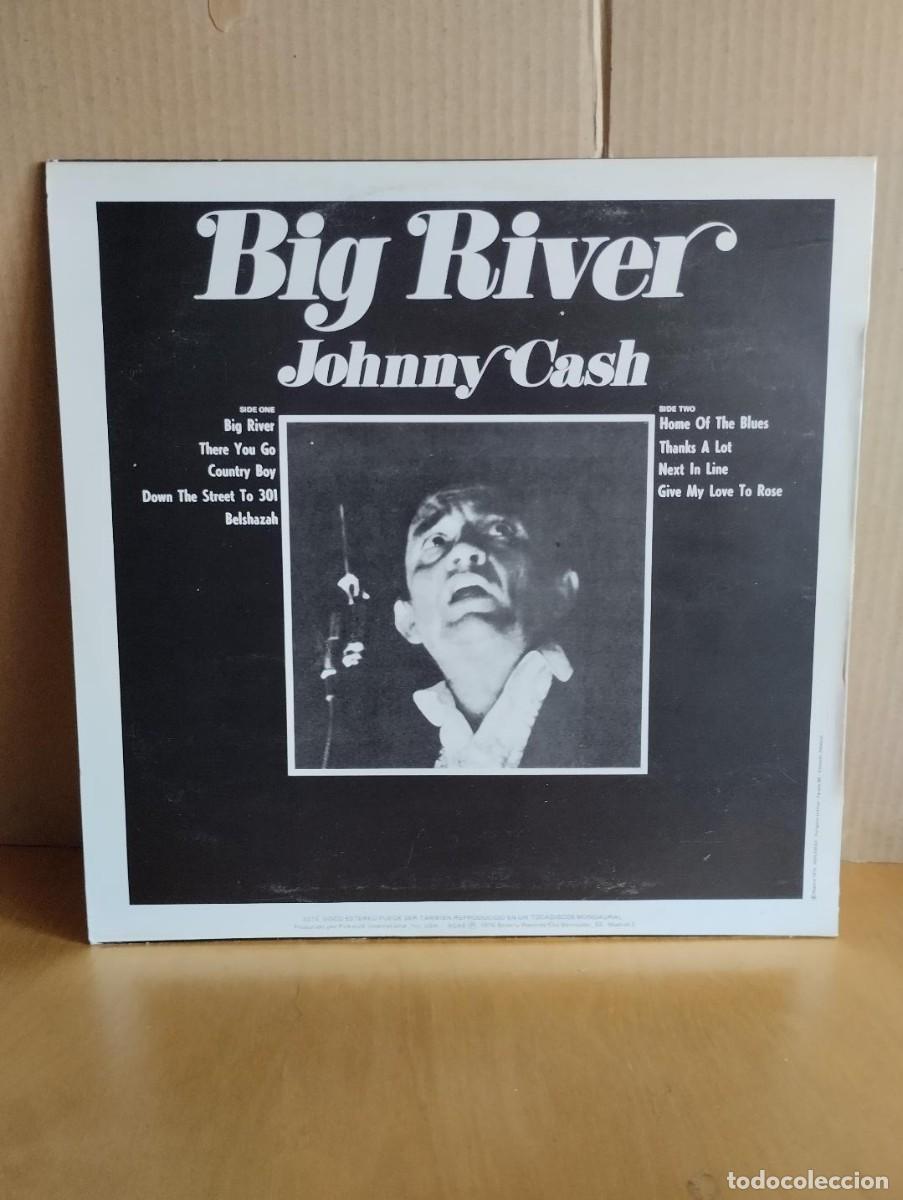 Discos de vinilo: JOHNNY CASH ----- BIG RIVER - Foto 2