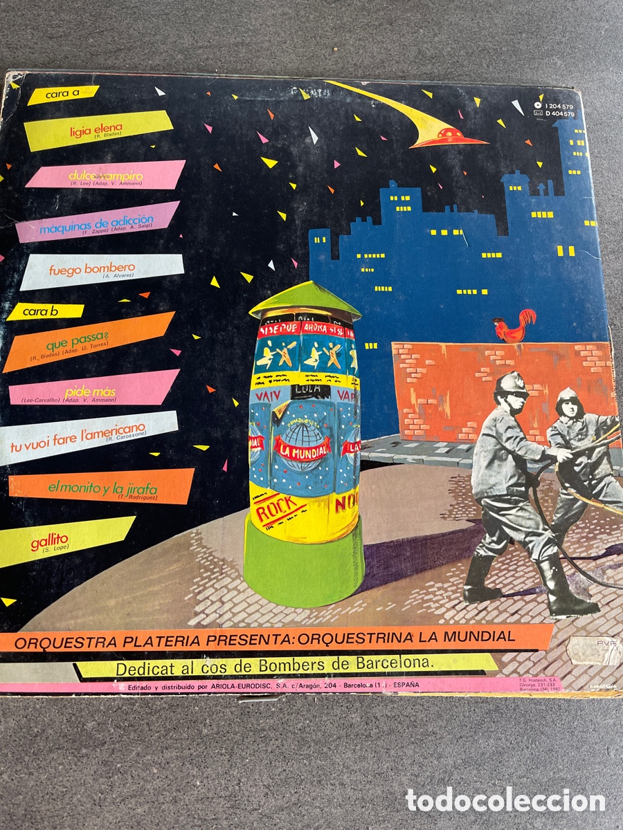 Discos de vinilo: ORQUESTA PLATERIA LP - Foto 2