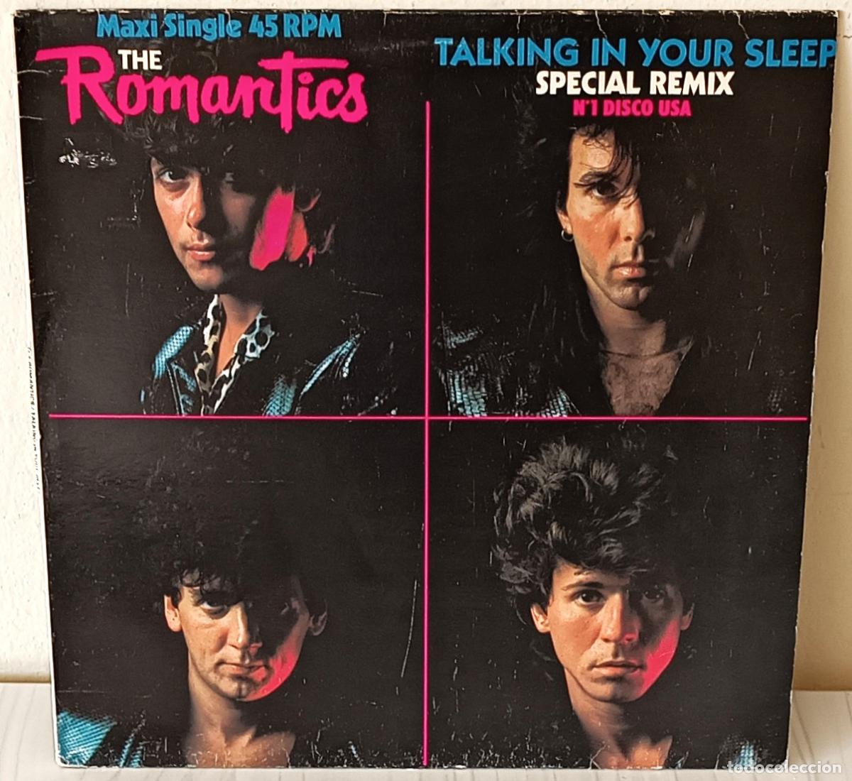Discos de vinilo: THE ROMANTICS - TALKING IN YOUR SLEEP MAXI EPIC - 1983 - Foto 1