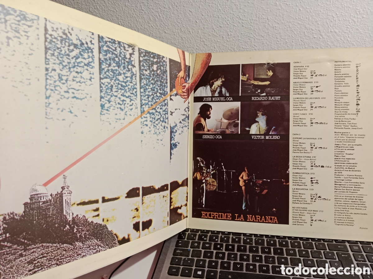Discos de vinilo: Borne - Exprime la naranja (Espa&ntilde;a 1979) - Foto 2