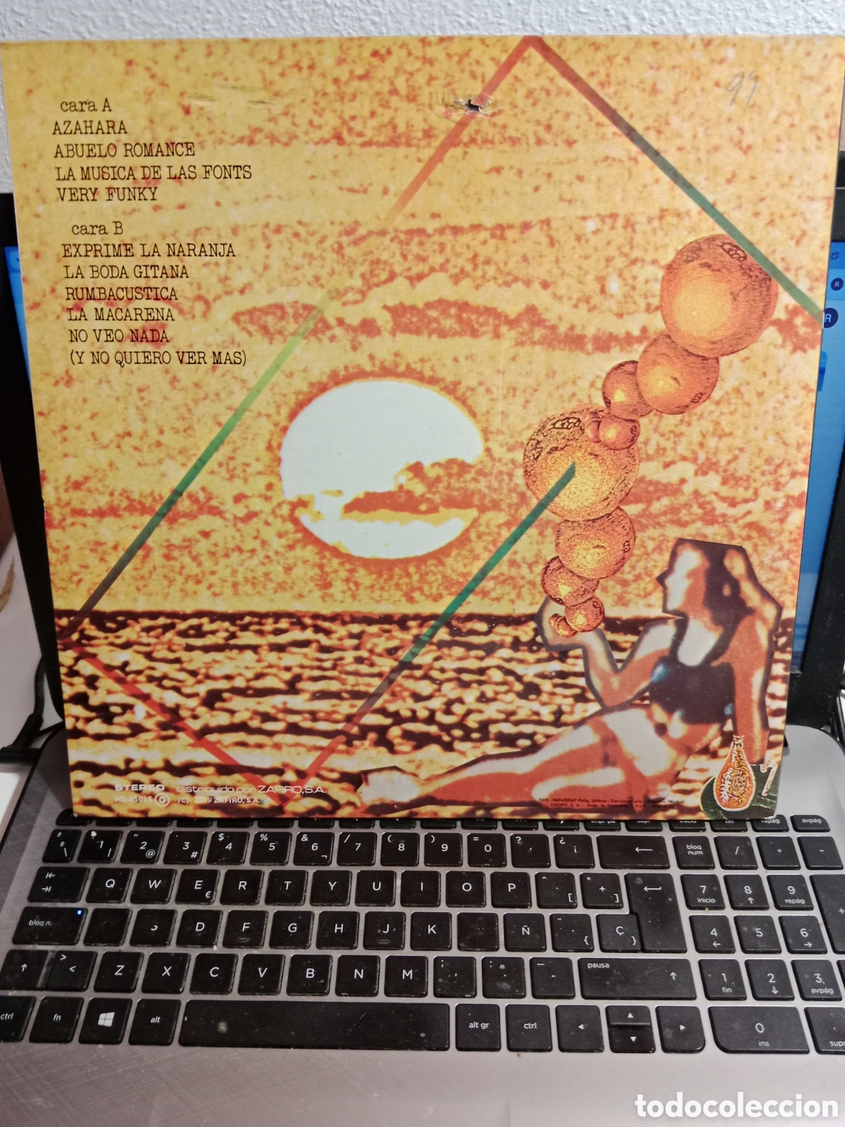 Discos de vinilo: Borne - Exprime la naranja (Espa&ntilde;a 1979) - Foto 3