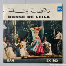 Discos de vinilo: EP MOKTAR MEDKOURI DANSE DE LEILA/+3 (FRANCIA - DISQUES BAM - 1961) ARAB MOROCCO FOLK RARE