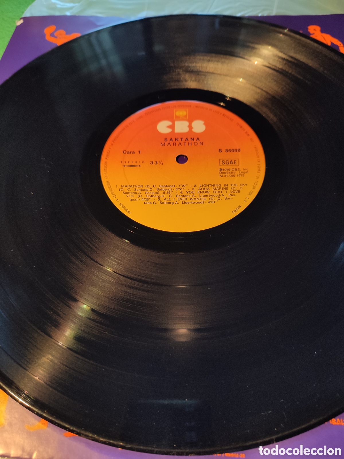 Discos de vinilo: Santana - Marathon Vinilo Lp - Foto 4