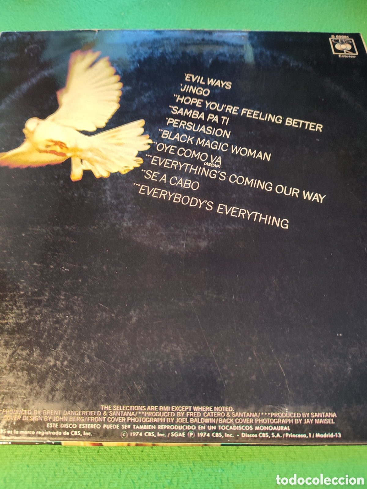Discos de vinilo: Santana - Grandes &eacute;xitos - Foto 2