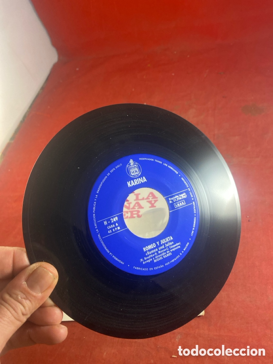 Discos de vinilo: KARINA ROMEO Y JULIETA LA FORTUNA Y EL PODER - Foto 2