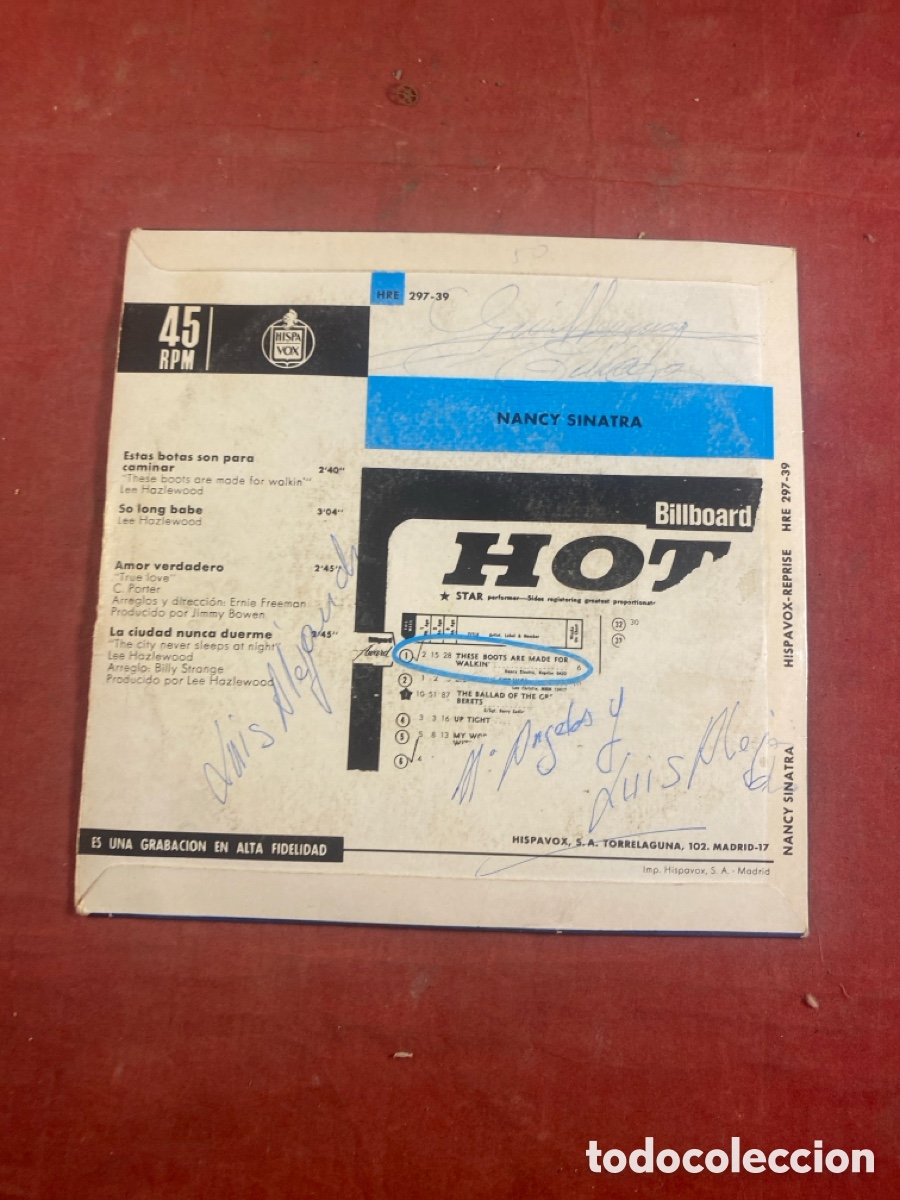 Discos de vinilo: NANCY SINATRA - Foto 2