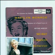 Discos de vinilo: MARILYN MONROE. SELECCION DE LA BANDA SONORA DE IRVING BERLIN (VINILO EP )
