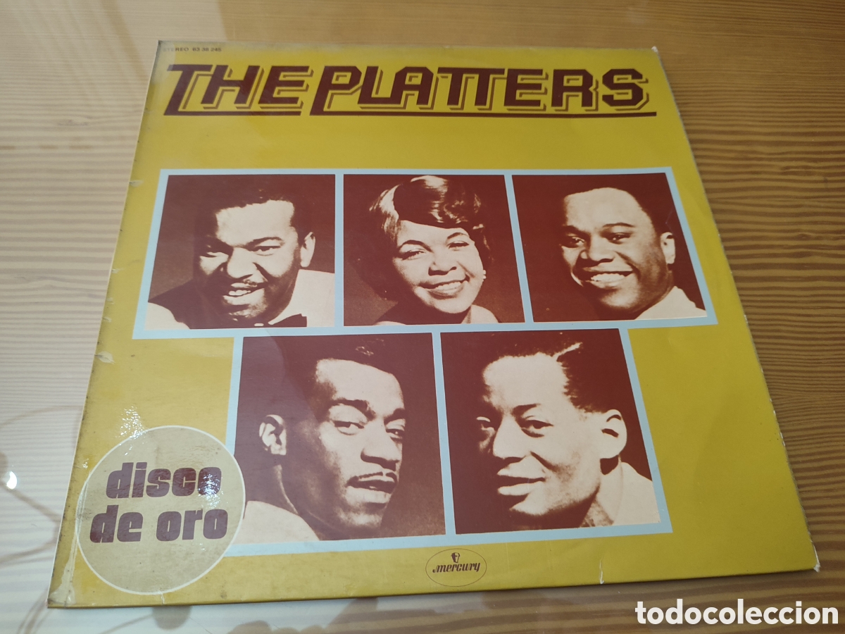 Discos de vinilo: Disco vinilo LP de The Platters &rdquo; Disco De Oro &rdquo; - Foto 1