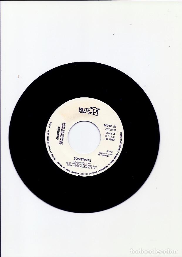 Discos de vinilo: ERASURE. Sometimes. It doesnt have to be. (2 vinilos single) - Foto 4
