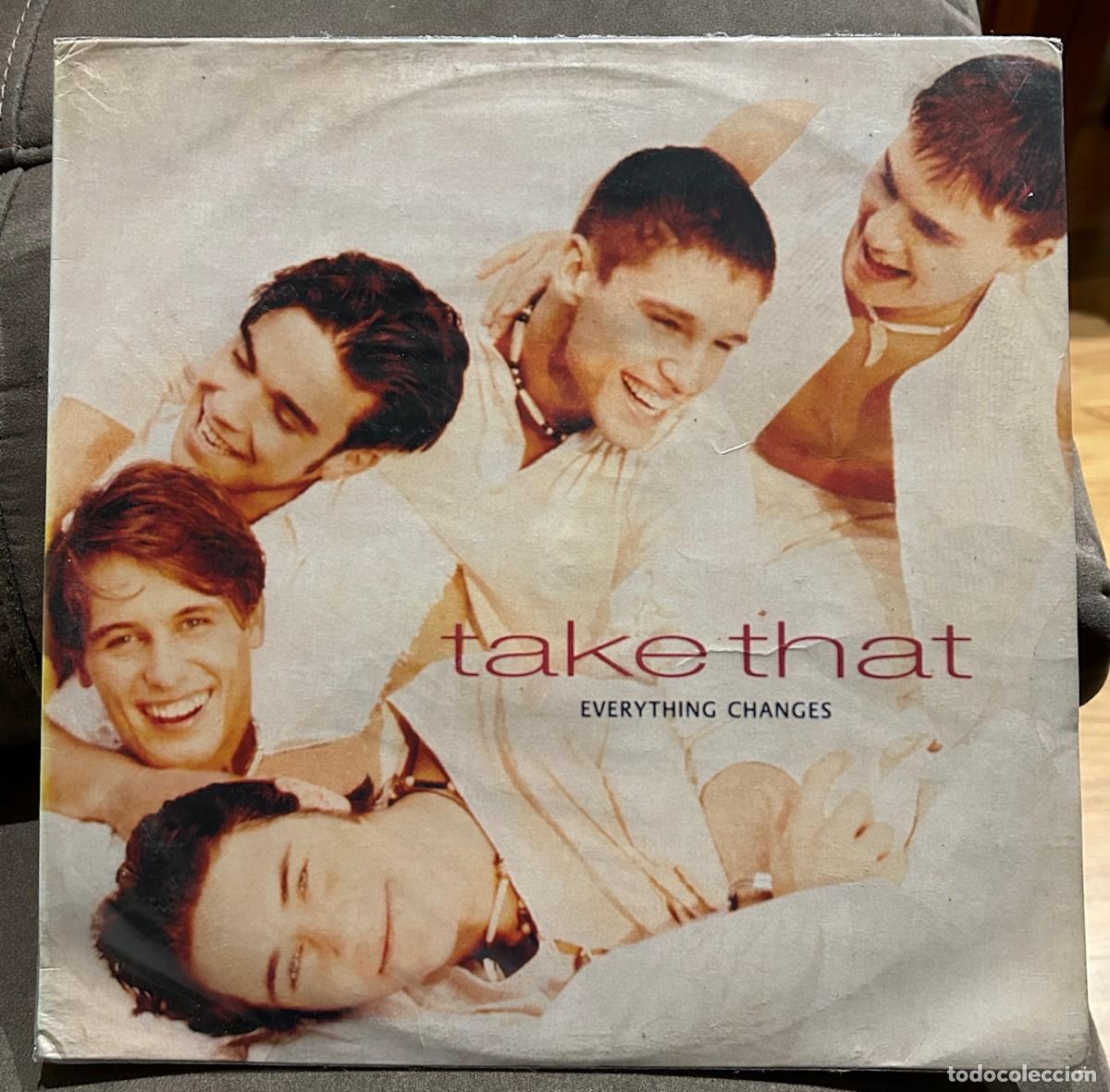 Discos de vinilo: Take That &lrm;&ndash; Everything Changes. VINILO. Estado. Vg / Vg. 1993. Edici&oacute;n Spain - Foto 1