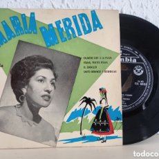 Discos de vinilo: MARIA MERIDA. PALMERO ....EP COLUMBIA 1963
