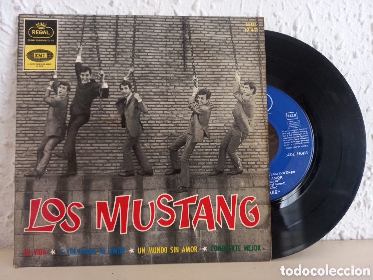Discos de vinilo: LOS MUSTANG. Mi vida. EP 1964 - Foto 1