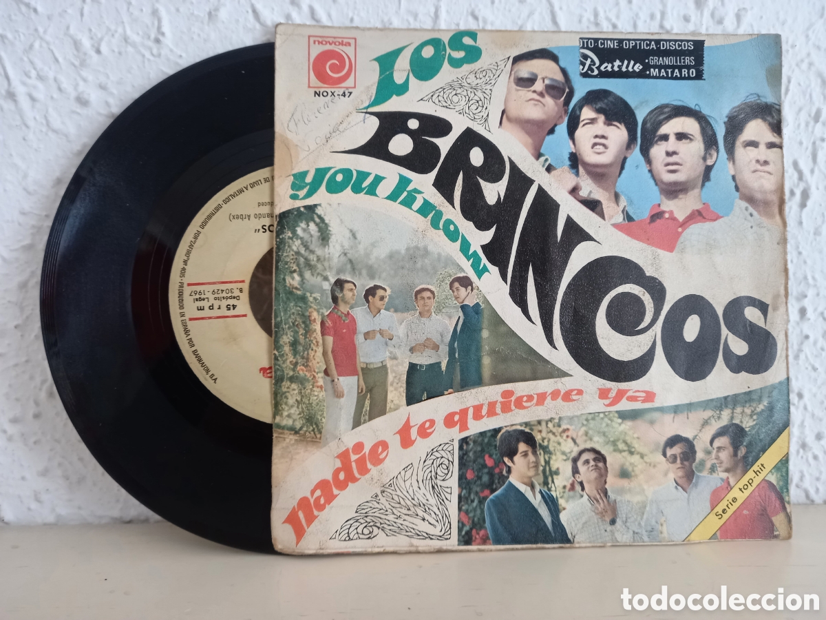 Discos de vinilo: LOS BRINCOS. You know. Single 1967 - Foto 2