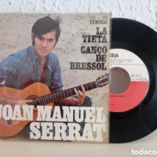 Discos de vinilo: JOAN MANUEL SERRAT. LA TIETA. SINGLE EDIGSA 1967