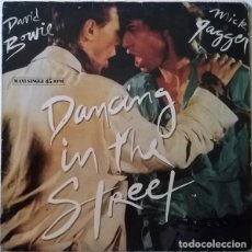Discos de vinilo: DAVID BOWIE MICK JAGGER, DANCING IN THE STREET-12 INCH
