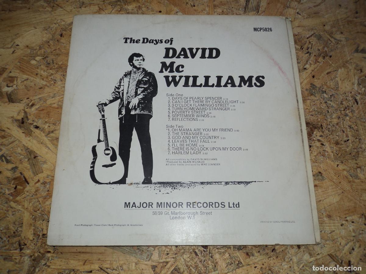 Discos de vinilo: DAVID McWILLIAMS - The Days Of - Foto 2