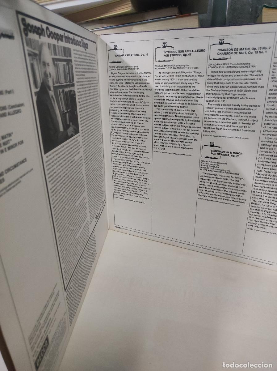 Discos de vinilo: Elgar &ndash; Favourite Composers Elgar - Foto 3