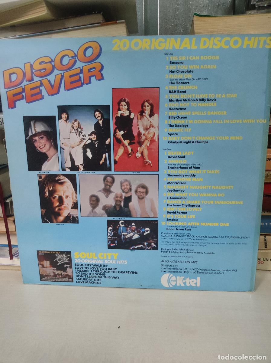 Discos de vinilo: Disco Fever (20 Original Disco Hits) - Foto 2