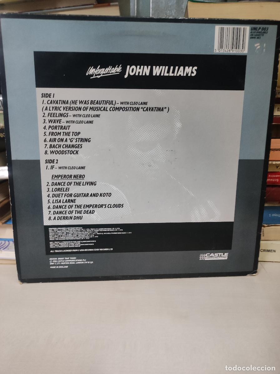 Discos de vinilo: John Williams &ndash; Unforgettable - 16 Golden Classics - Foto 2