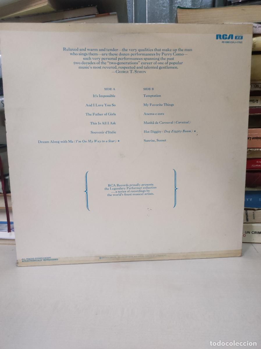 Discos de vinilo: Perry Como &ndash; A Legendary Performer - Foto 2