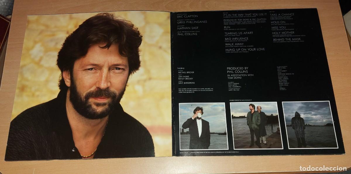 Discos de vinilo: LP ERIC CLAPTON AUGUST WARNER A&Ntilde;O 1986 GERMANY - Foto 2