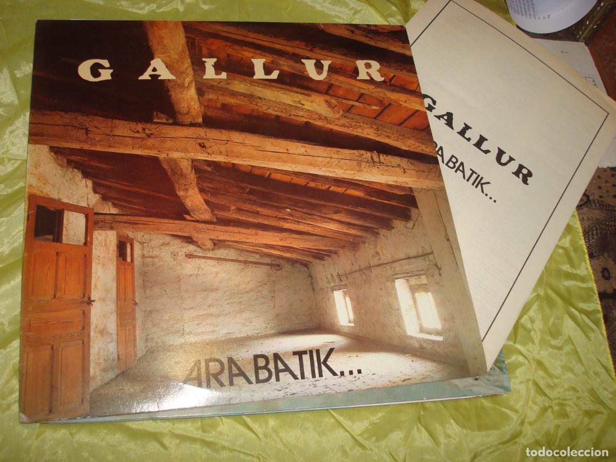 Discos de vinilo: GALLUR. ARABATIK. IZ, 1983. CON INSERT. IMPECABLE - Foto 1
